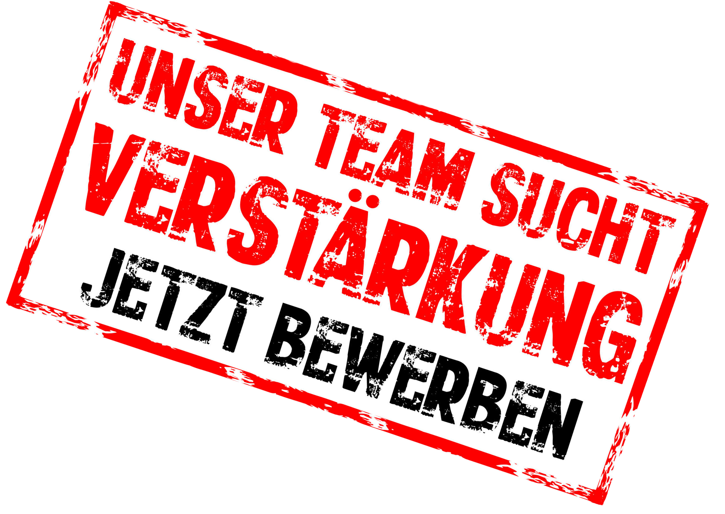 Unser Team sucht Verstärkung